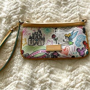Disney Dooney & Bourke Clutch Wristlet Castle Purse